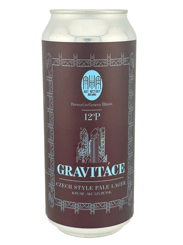 Art History Brewing: Gravitace Lager - 16oz
