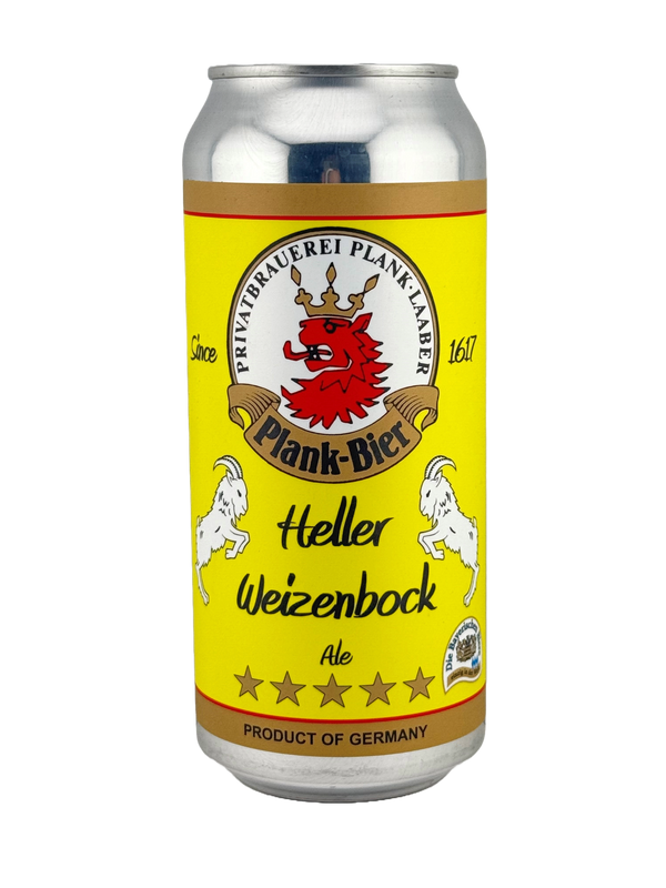 Brauerei Michael Plank: Plank Heller Weizenbock - 16oz
