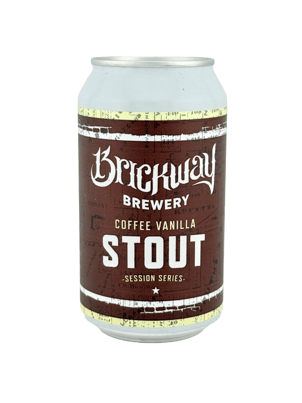 Brickway Brewery & Distillery: Coffee Vanilla Stout - 12oz