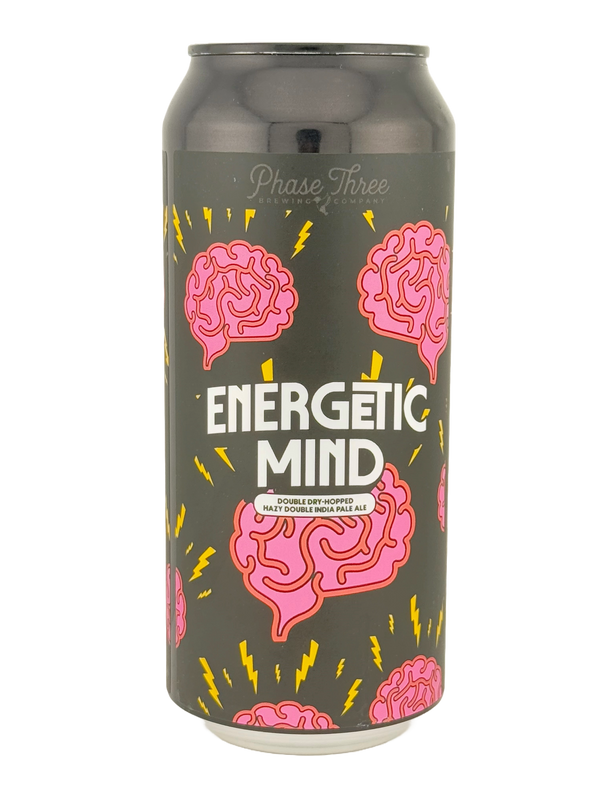 Phase Three Brewing: Energetic Mind Hazy IPA - 16oz