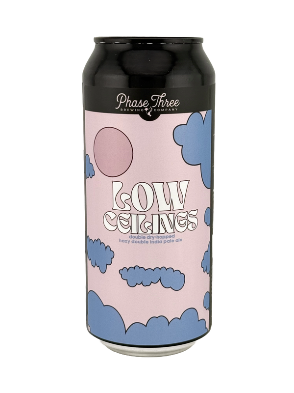 Phase Three Brewing: Low Ceilings Hazy Double IPA - 16oz