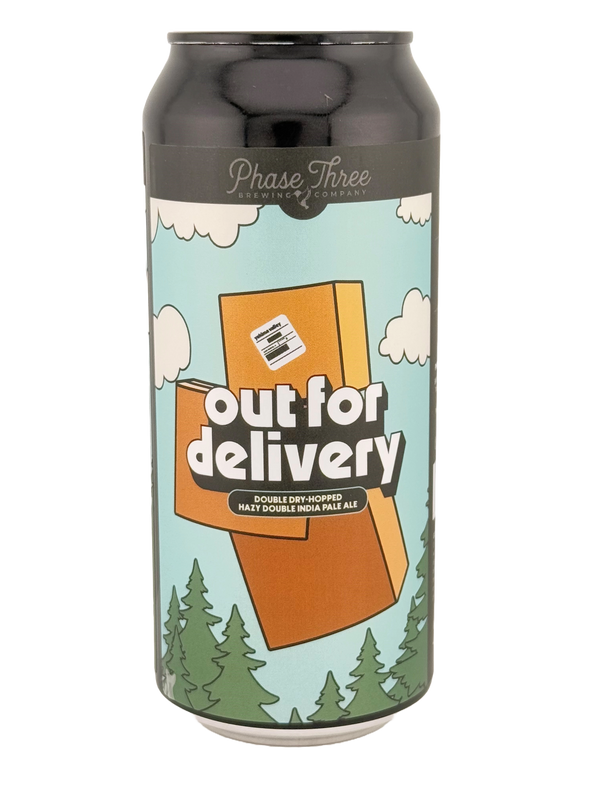 Phase Three Brewing: Out for Delivery Hazy Double IPA - 16oz