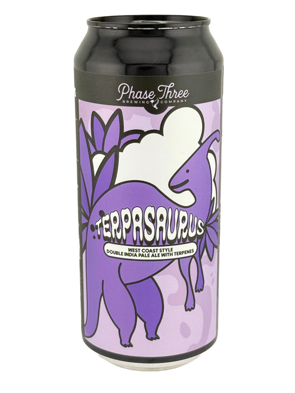 Phase Three Brewing: Terpasaurus Double IPA - 16oz