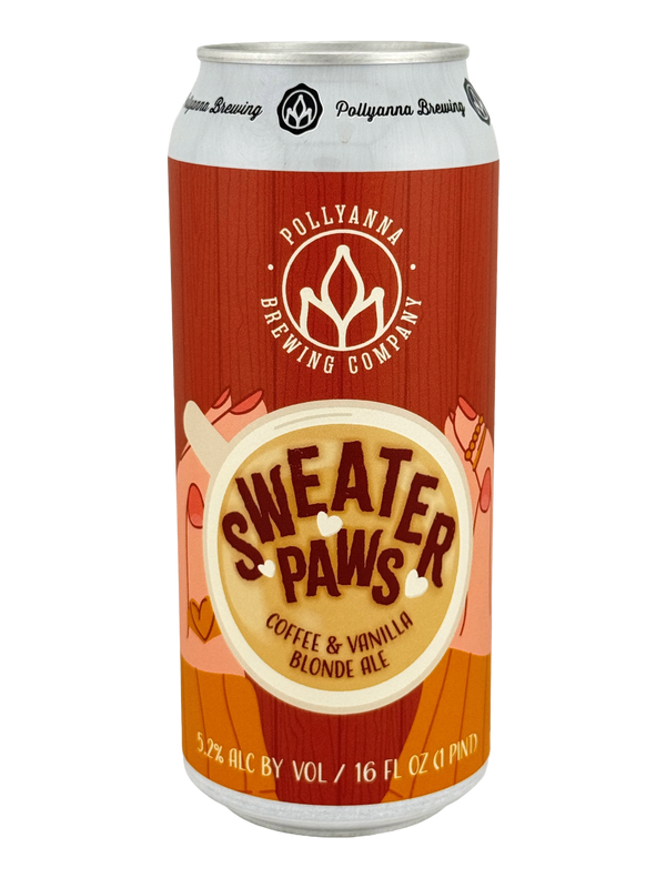 Pollyanna Brewing: Sweater Paws Blonde Ale - 16oz