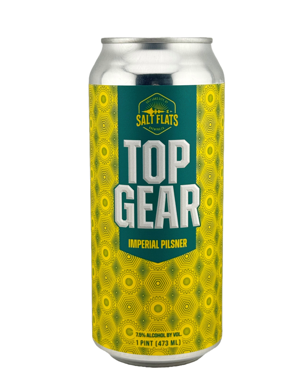 Salt Flats Brewing: Top Gear Imperial Pilsner - 16oz