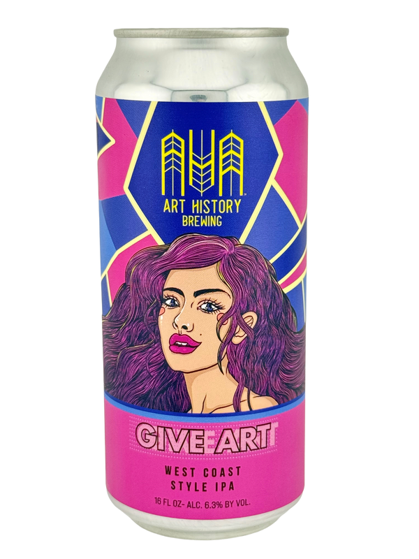 Art History Brewing: Give Art West Coast Style IPA - 16oz