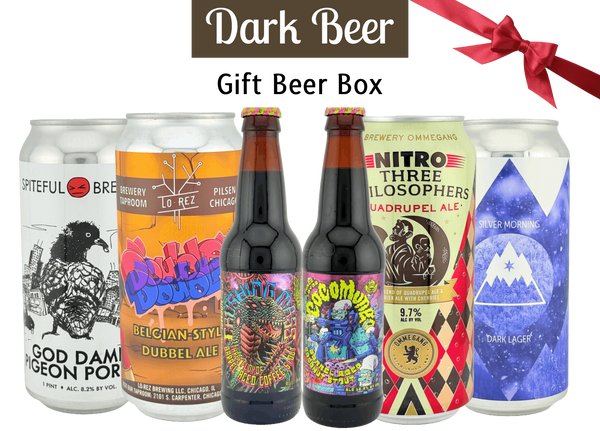 12 Pack Dark Craft Beer Gift Box: Shipping Included