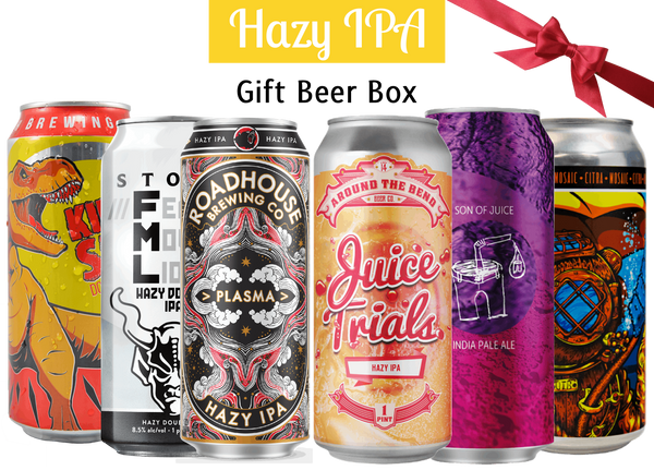 12 Pack Hazy IPA Craft Beer Gift Box: Shipping Included