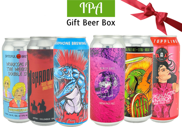 12 Pack IPA Craft Beer Gift Box: Shipping Included