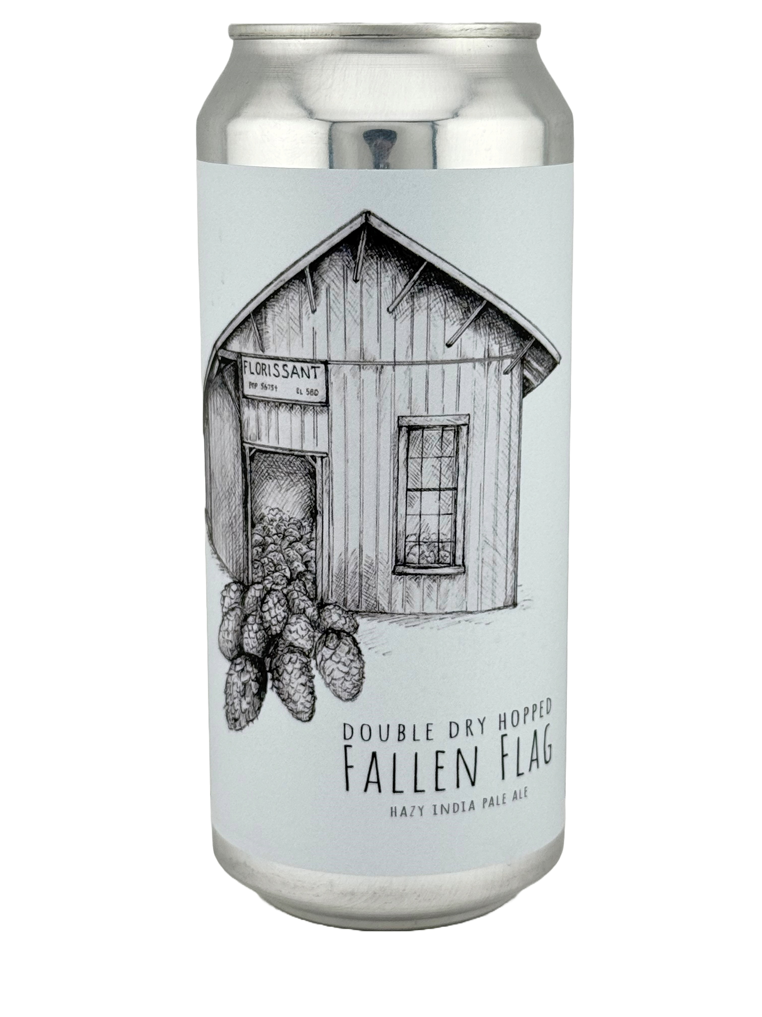 Narrow Gauge Brewing: Fallen Flag Hazy IPA - 16oz – The Original Narrow Gauge Brewing: Fallen Flag Hazy IPA - 16oz – The Original