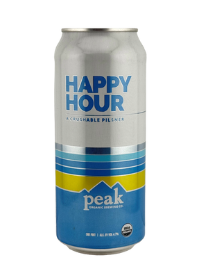 Peak Brewing: Happy Hour Pilsner - 16oz