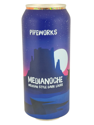 Pipeworks Medianoche Mexican Style Dark Lager 16 oz can