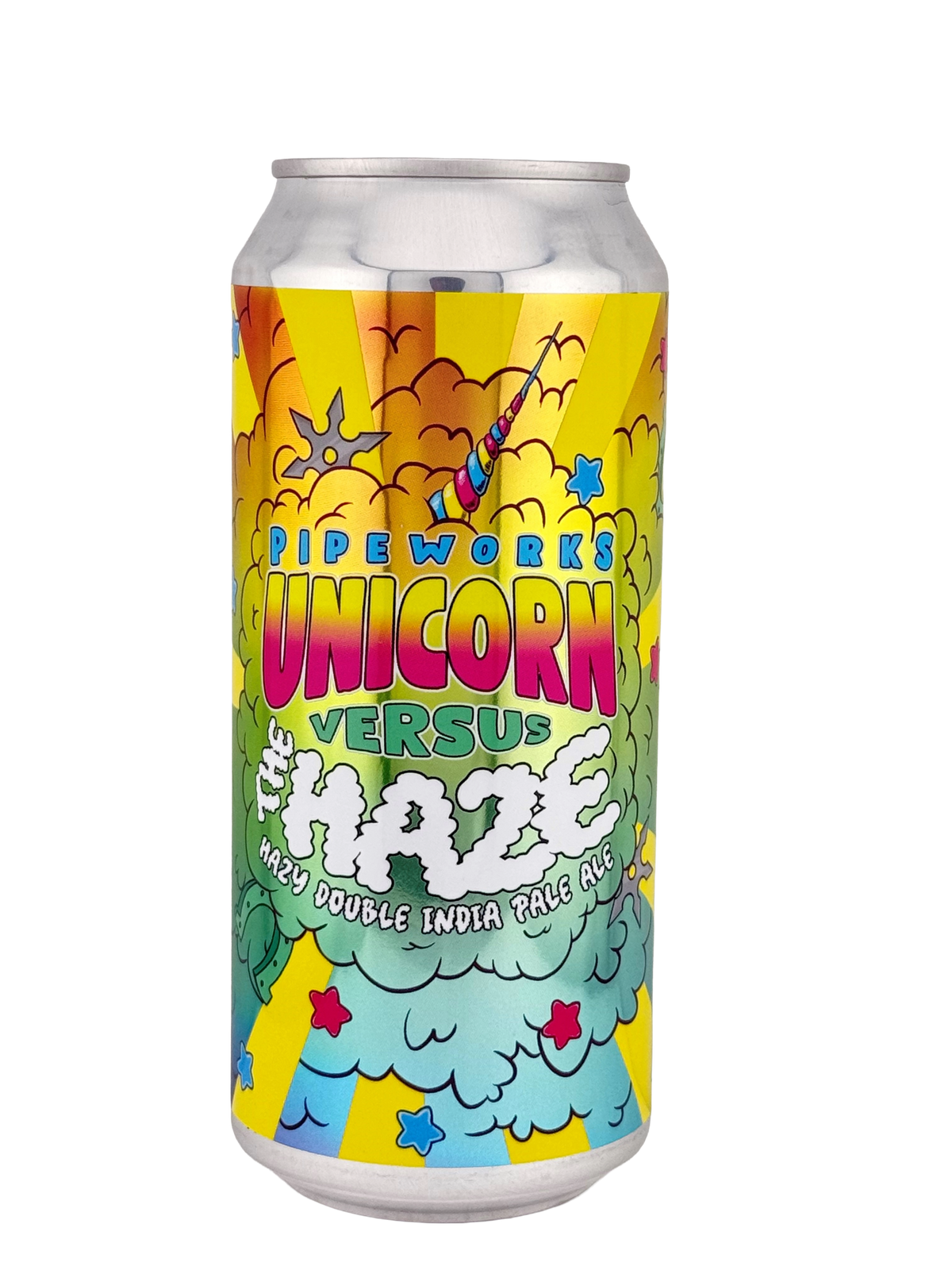 Pipeworks Brewing: Unicorn vs The Haze Hazy Double IPA - 16oz