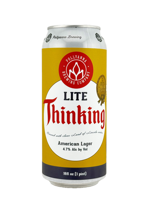 Pollyanna Brewing: Lite Thinking Lager - 16oz