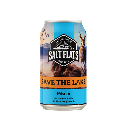 Salt Flats Brewery: Save The Lake Pilsner