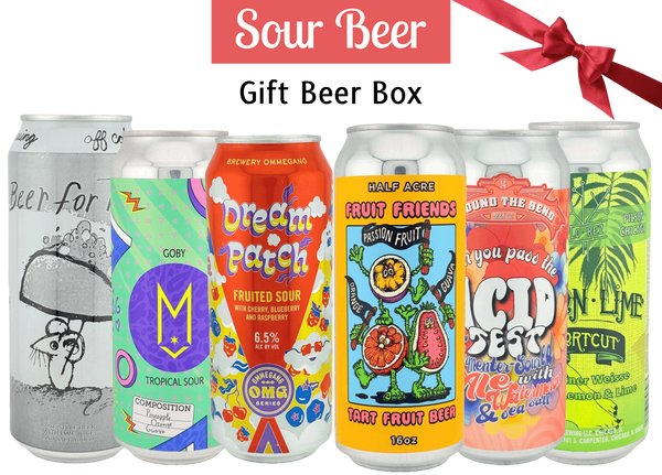 12 Pack Sour Craft Beer Gift Box: Shipping Included