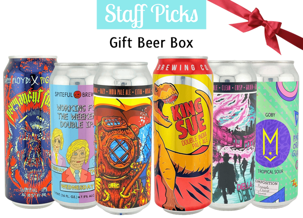 12 Pack Staff Picks Craft Beer Gift Box: Shipping Included