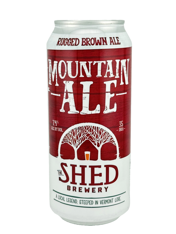 The Shed Brewery: Mountain Ale Brown Ale - 16oz